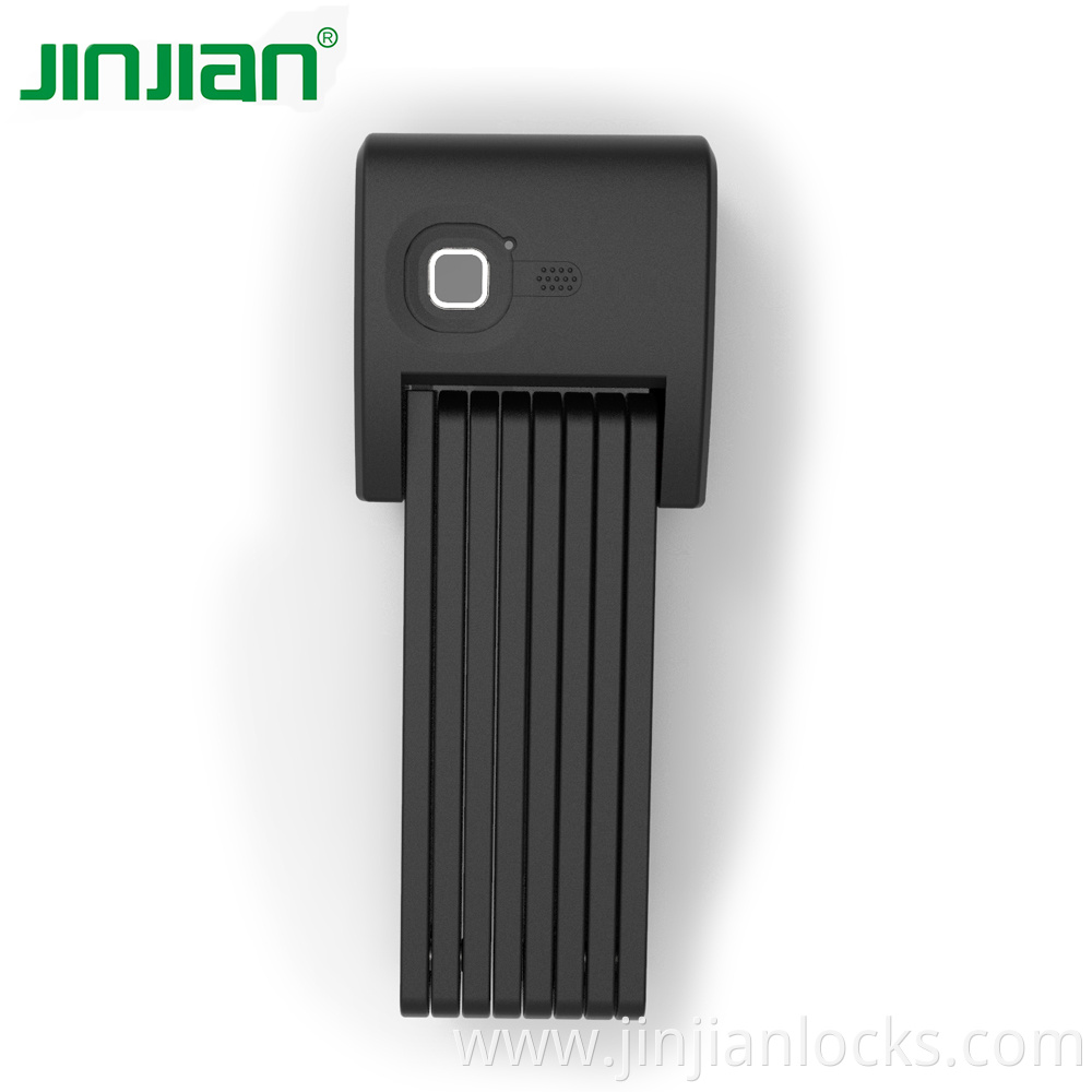 3 unlock method bluetooth LOCK IP67 shear resistance fingerprint folding lock smart motorcycle foldable lock